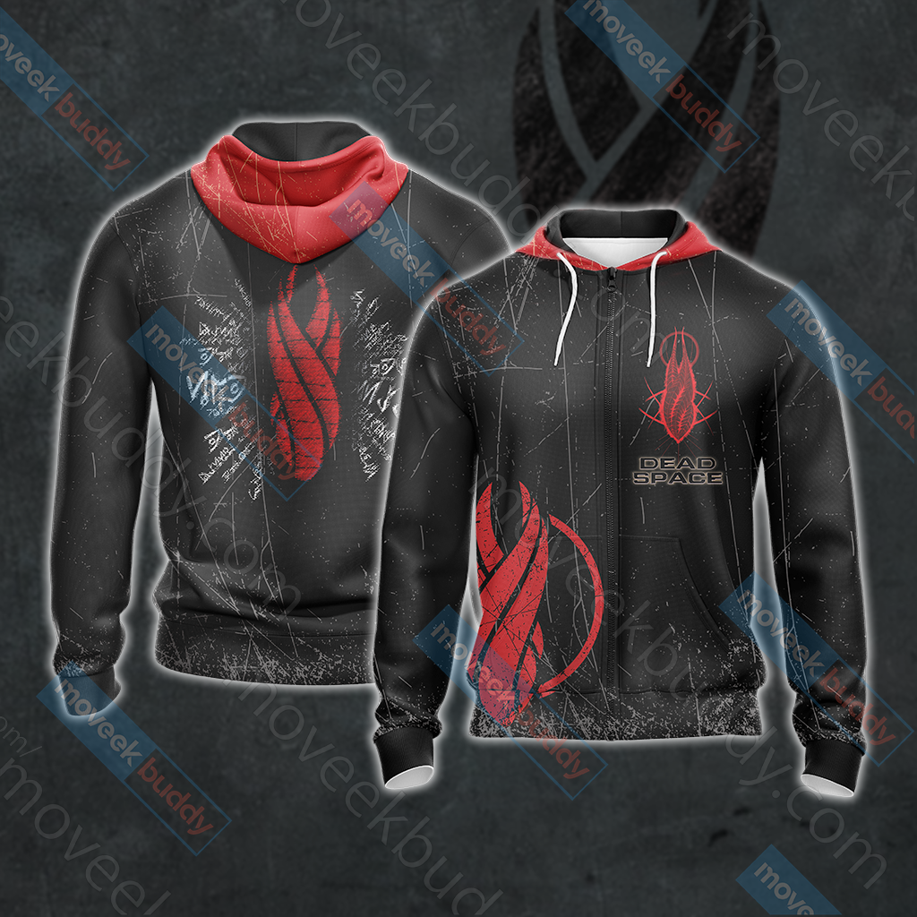 Dead Space Unisex 3D T-shirt Zip Hoodie