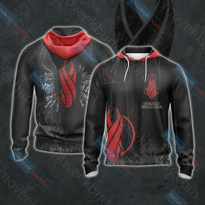 Dead Space Unisex 3D T-shirt Zip Hoodie
