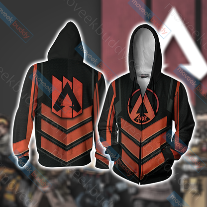 Apex Legends Unisex 3D T-shirt Zip Hoodie