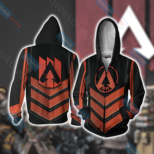 Apex Legends Unisex 3D T-shirt Zip Hoodie XS 