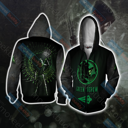Arrow Oliver New Unisex 3D T-shirt Zip Hoodie