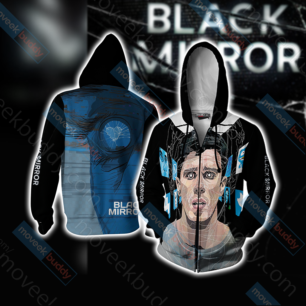 Black Mirror (TV series) Unisex 3D T-shirt Zip Hoodie