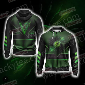 Arrow New Look Unisex 3D T-shirt Zip Hoodie XS 