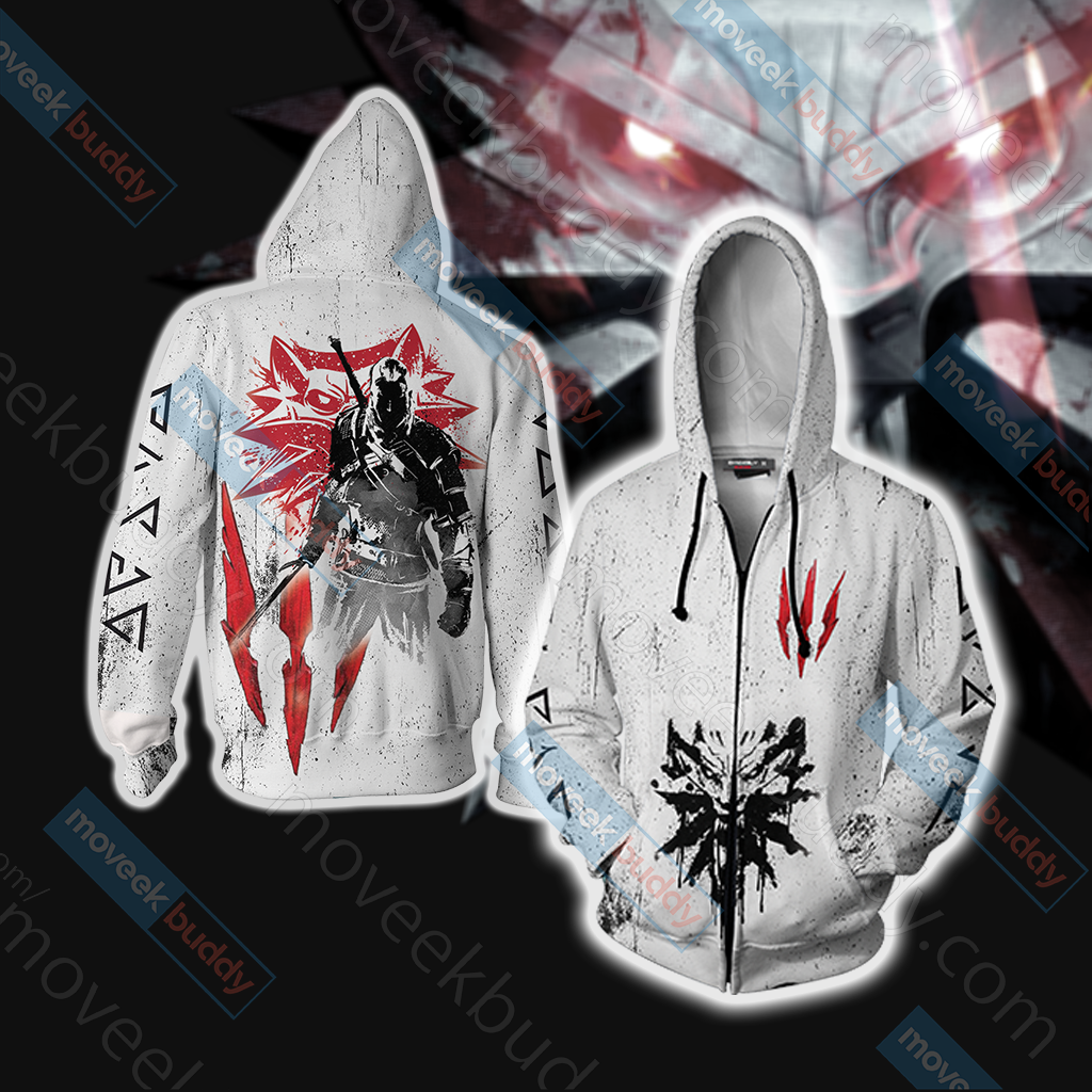 The Witcher New Look 3D T-shirt Zip Hoodie