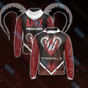 Titanfall 2 - Apex Predators Unisex 3D T-shirt Zip Hoodie XS 