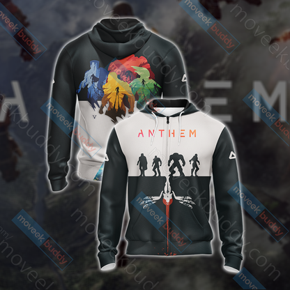 Anthem Game Unisex 3D T-shirt Zip Hoodie