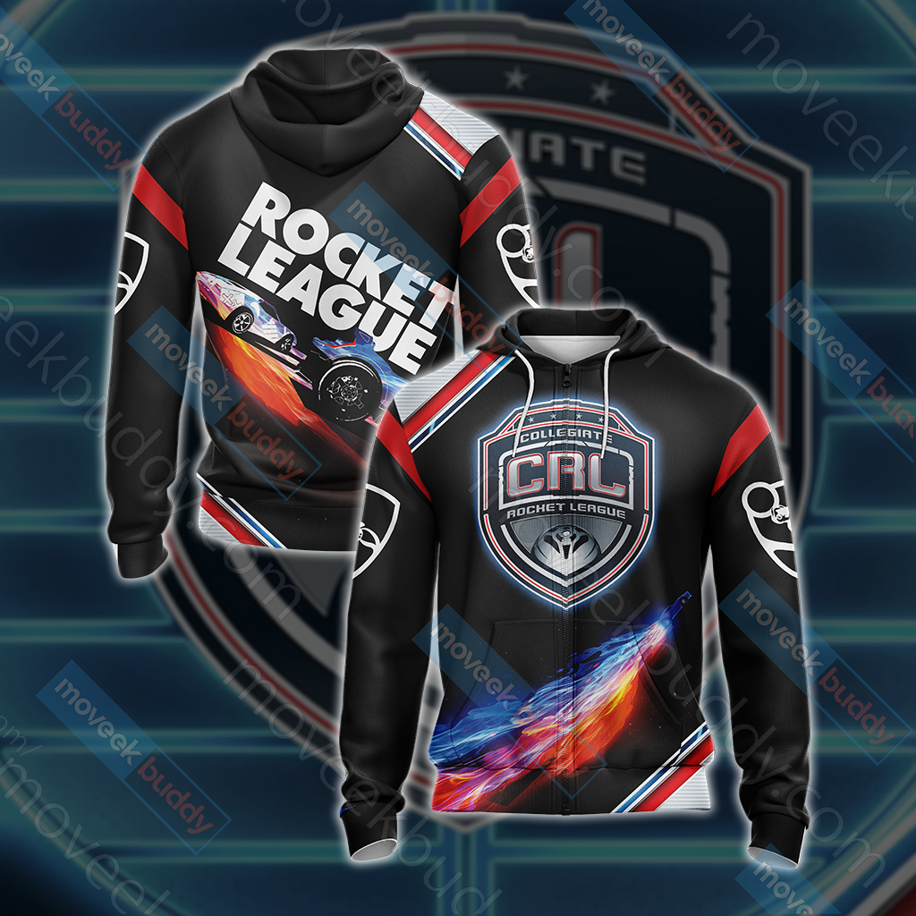 Rocket League New Unisex 3D T-shirt Zip Hoodie