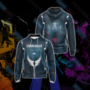 Destiny: The Taken King - Stormcaller Unisex 3D T-shirt Zip Hoodie S 