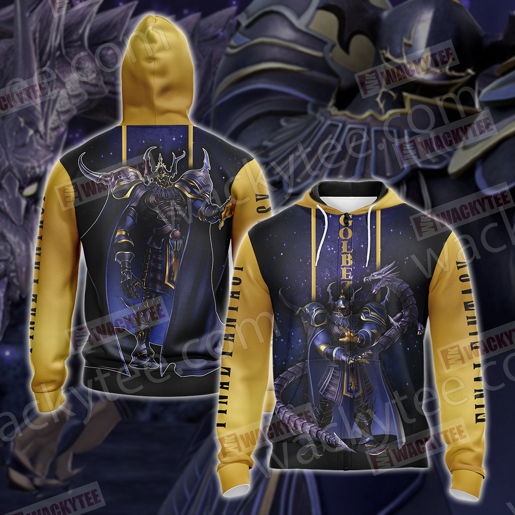 Final Fantasy IV - Golbez Unisex 3D T-shirt Zip Hoodie
