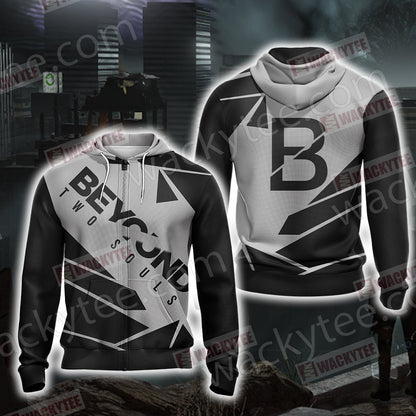 Beyond: Two Souls Unisex 3D T-shirt Zip Hoodie