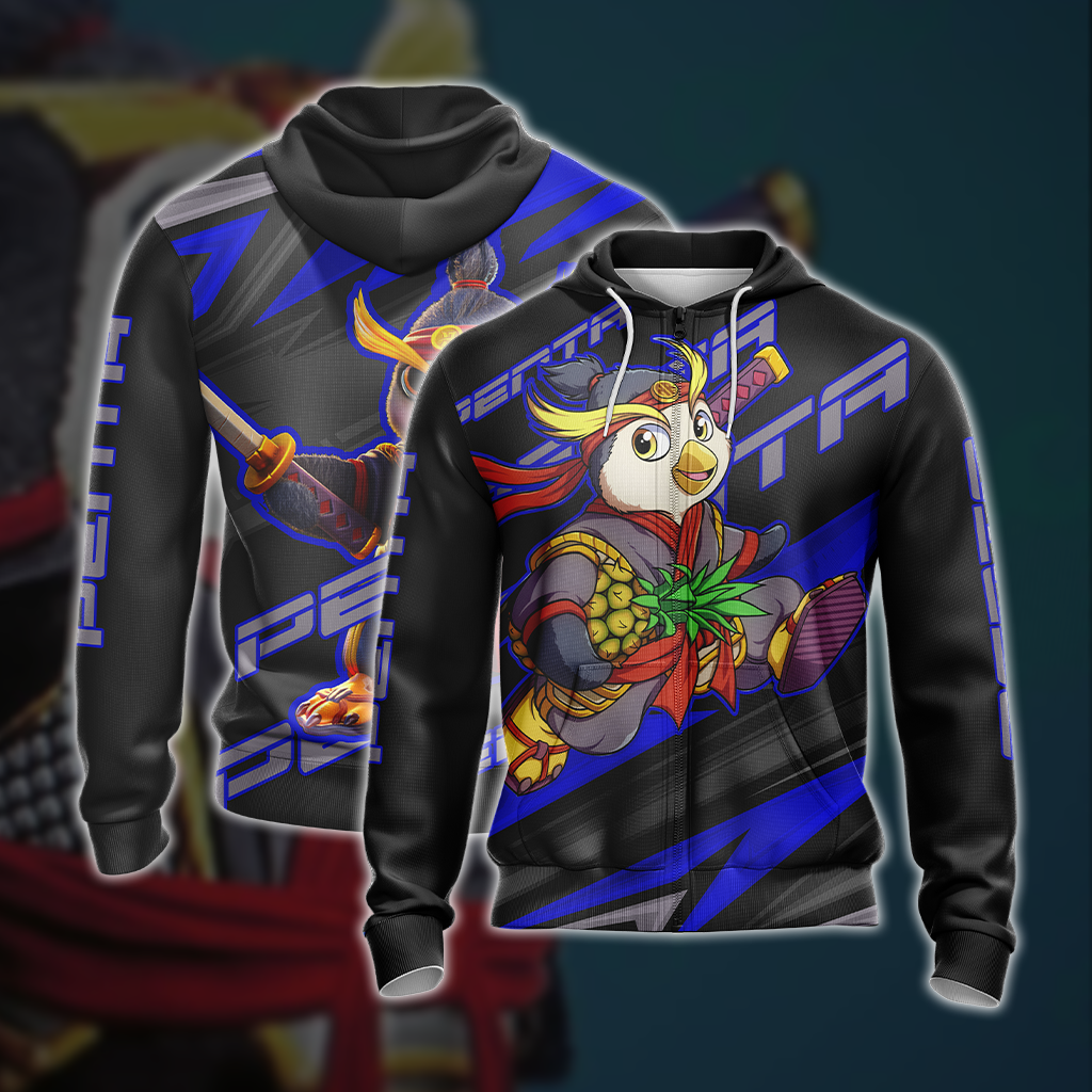 Crash Bandicoot Penta Penguin Unisex 3D T-shirt Zip Hoodie