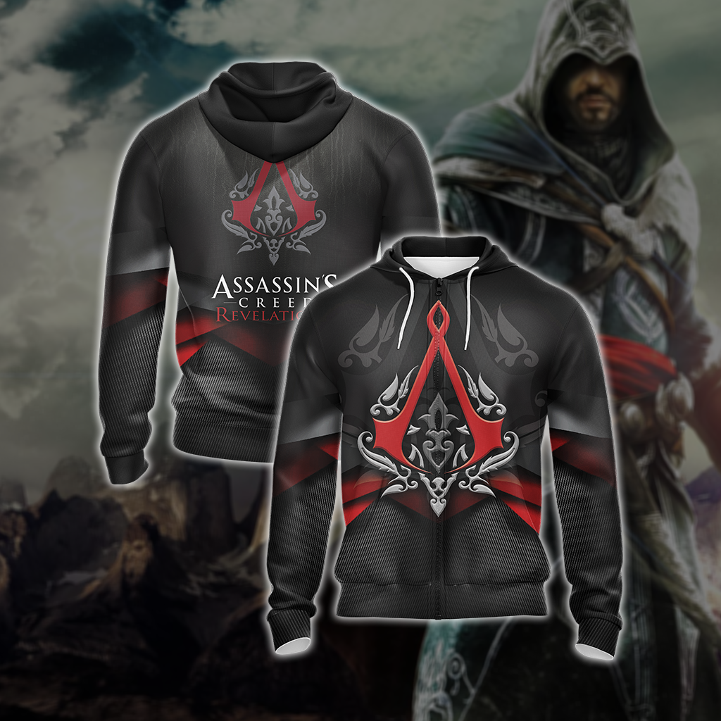 Assassin's Creed Revelations Unisex 3D T-shirt Zip Hoodie