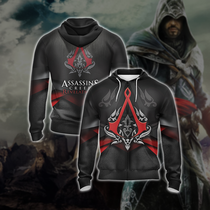 Assassin's Creed Revelations Unisex 3D T-shirt Zip Hoodie