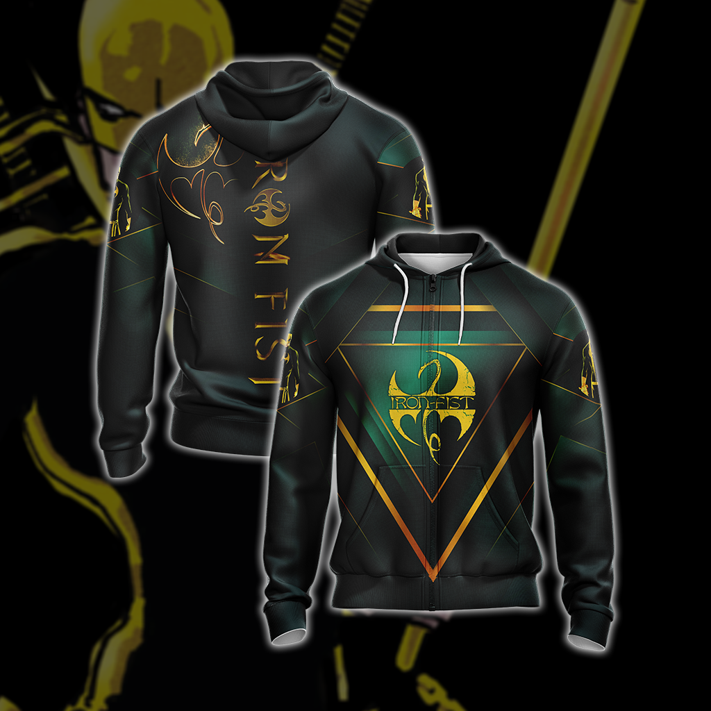 Iron Fist (comics) New Unisex 3D T-shirt Zip Hoodie
