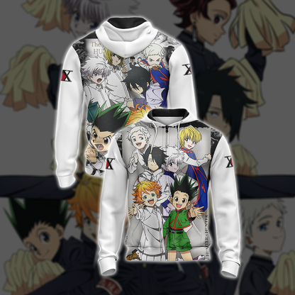 Hunter x Hunter Unisex 3D T-shirt Zip Hoodie