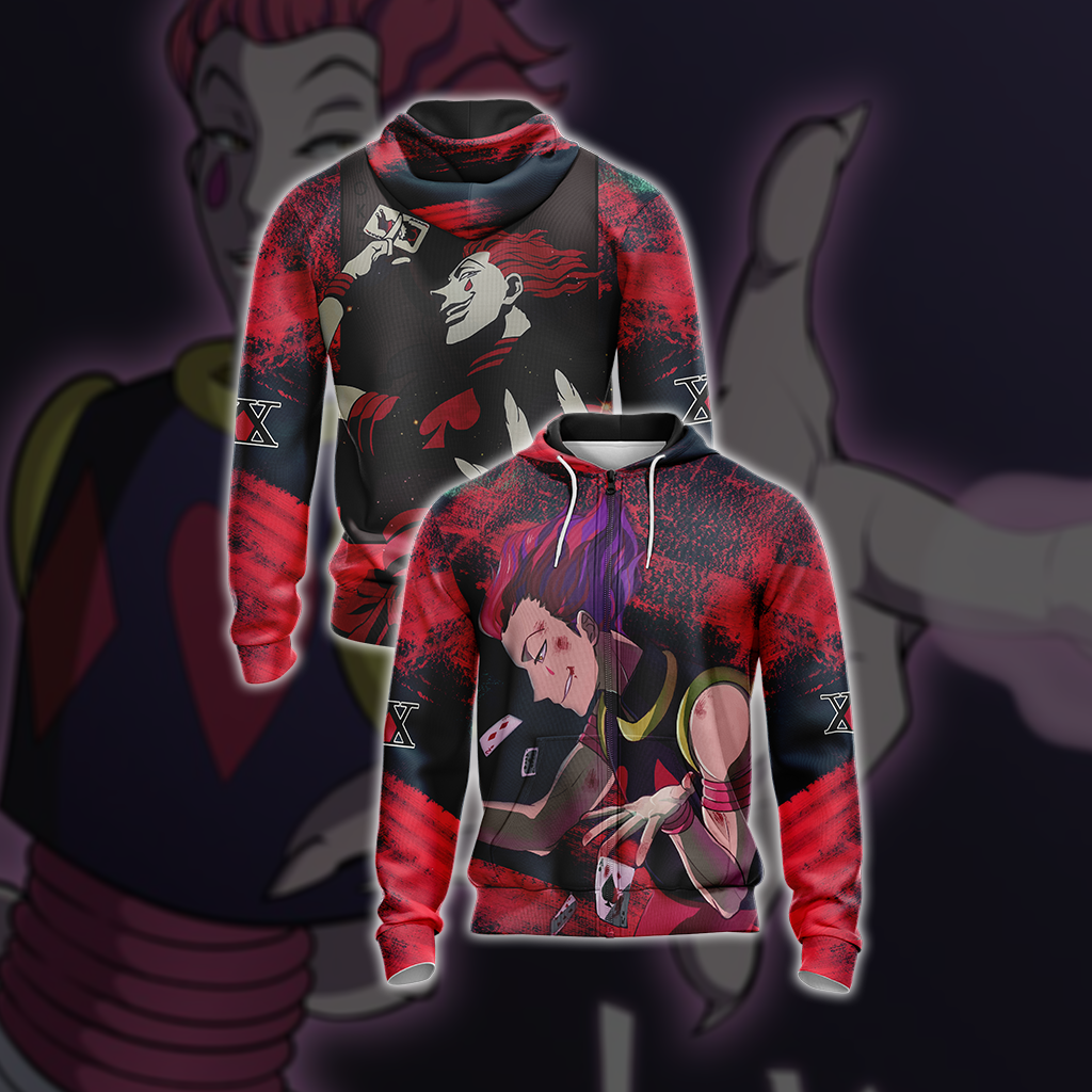 Hunter x Hunter - Hiskoka Bungee Gum Unisex 3D T-shirt Zip Hoodie