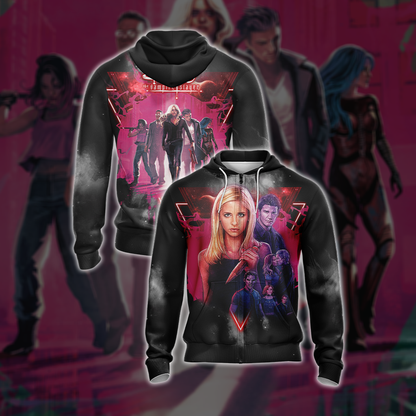 Buffy The Vampire Slayer New Look Unisex 3D T-shirt Zip Hoodie