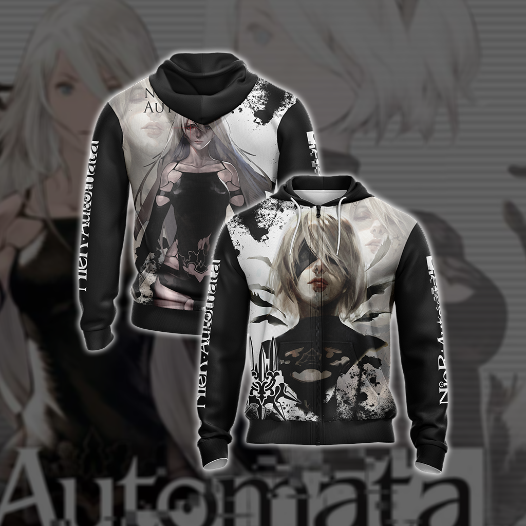 Nier: Automata New Style Unisex 3D T-shirt Zip Hoodie