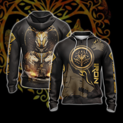 Destiny: Rise of Iron Unisex 3D T-shirt Zip Hoodie