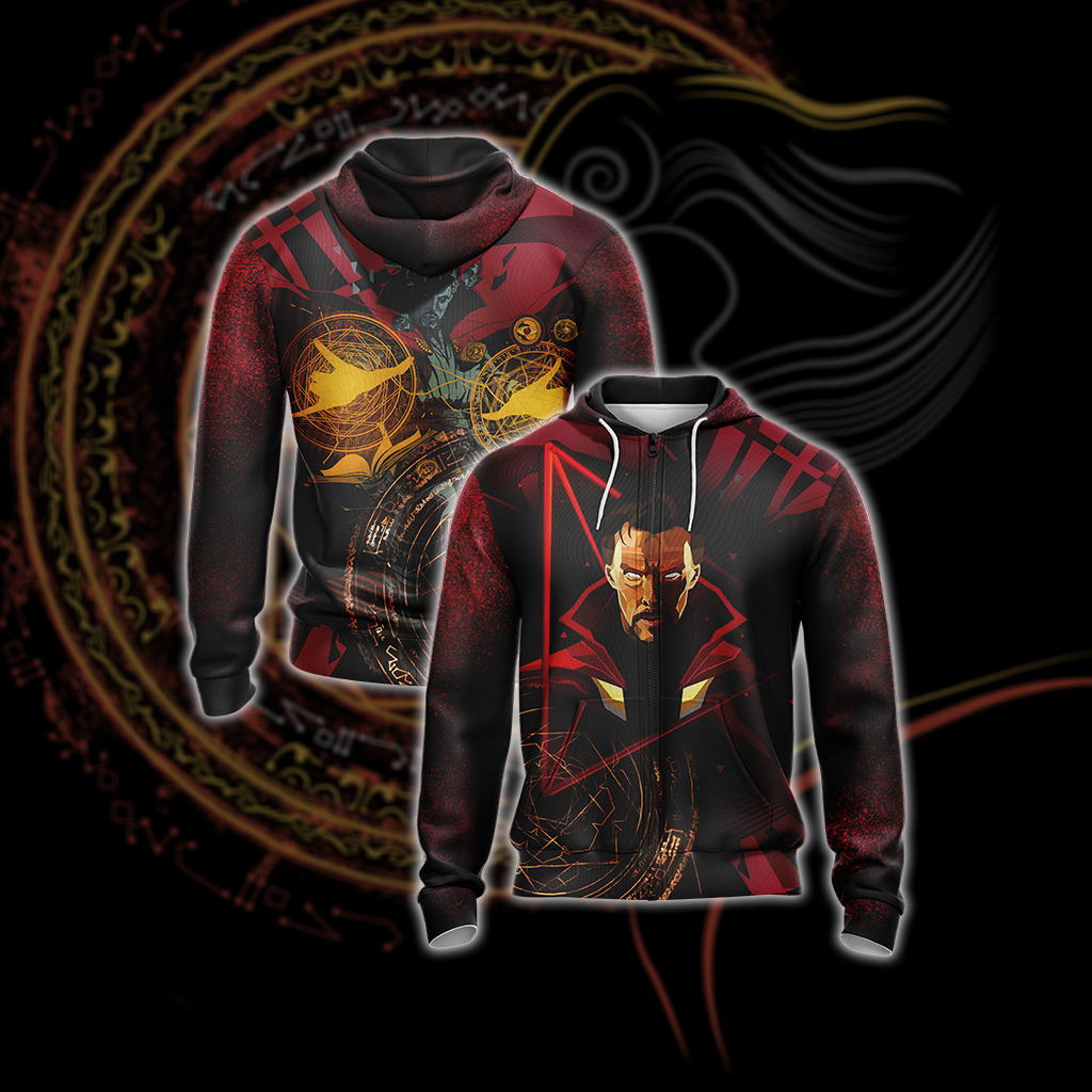 Doctor Strange New Look Unisex 3D T-shirt Zip Hoodie