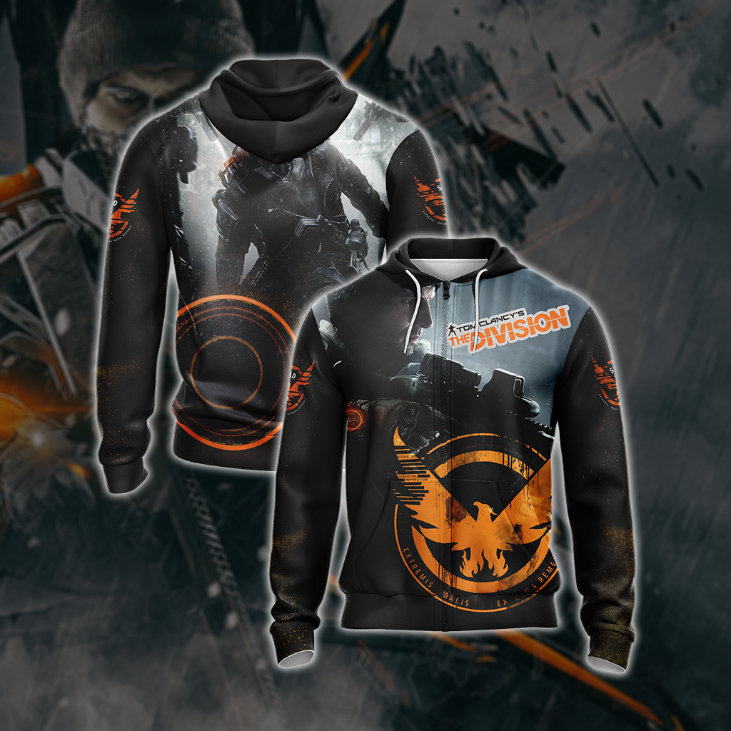 Tom Clancy's The Division New Style Unisex 3D T-shirt Zip Hoodie
