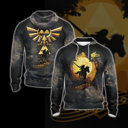 The Legend Of Zelda T-shirt Zip Hoodie Pullover Hoodie Zip Hoodie
