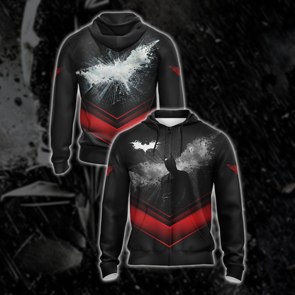 The Dark Knight Unisex 3D T-shirt Zip Hoodie