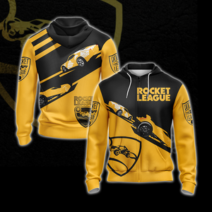 Rocket League New Collection Unisex 3D T-shirt Zip Hoodie XS 