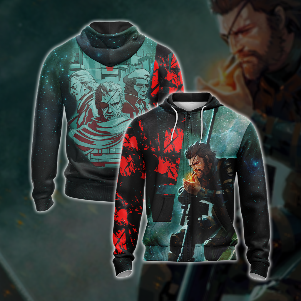 Metal Gear Solid New Collection Unisex 3D T-shirt Zip Hoodie