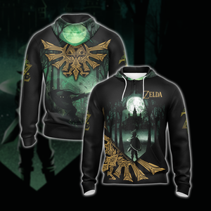 The Legend Of Zelda Unisex 3D T-shirt Zip Hoodie Zip Hoodie S 