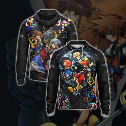 Kingdom Hearts New Style Unisex 3D T-shirt Zip Hoodie