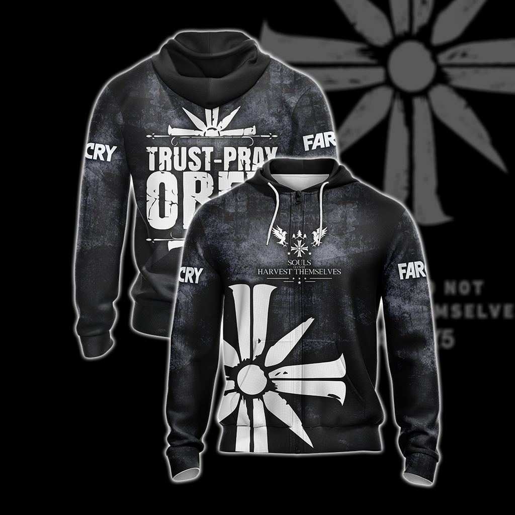 Far Cry 5 New Unisex 3D T-shirt Zip Hoodie