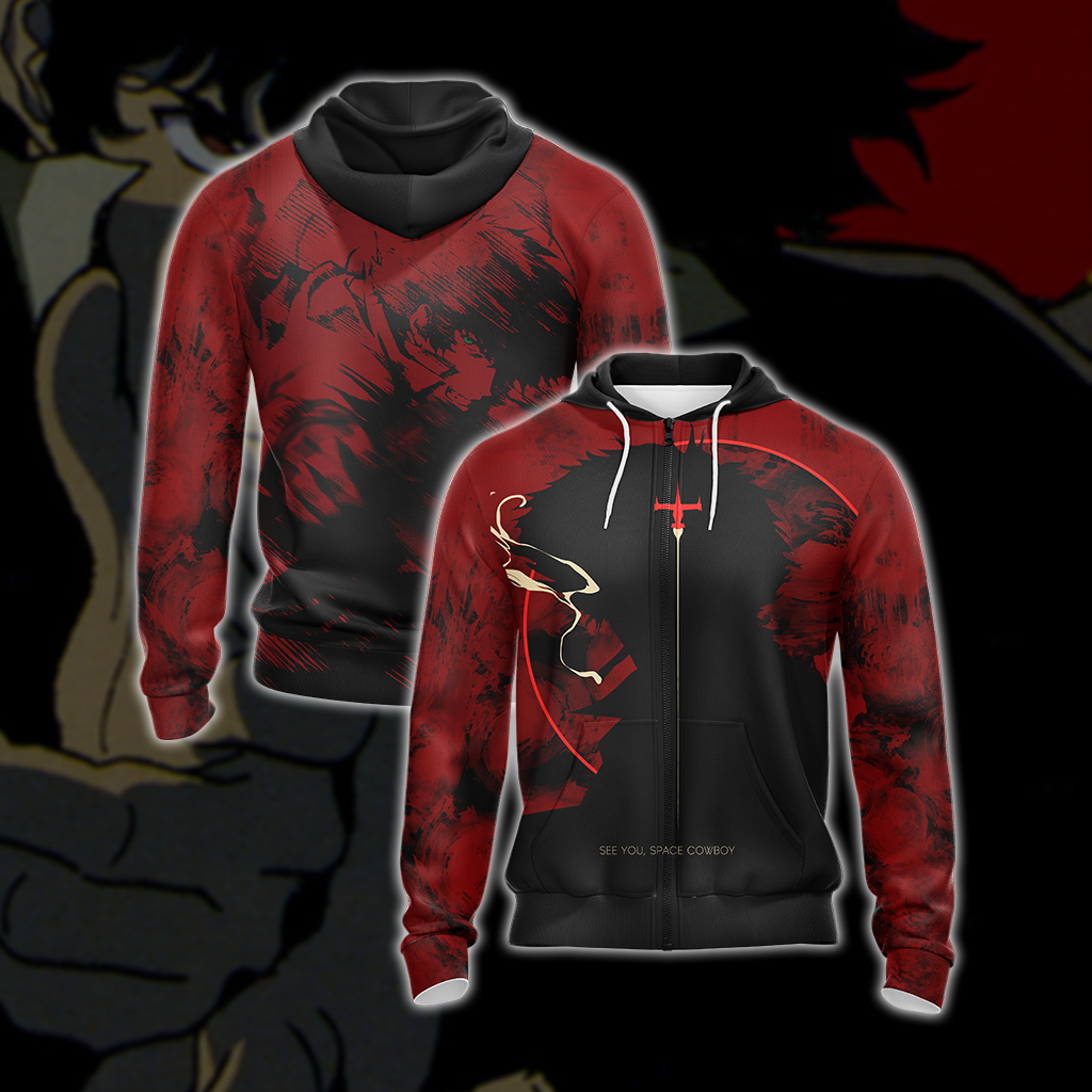 Cowboy Bebop - Spike Unisex 3D T-shirt Zip Hoodie