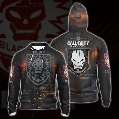 Call of Duty: Black Ops All Over Print T-shirt Tank Top Zip Hoodie Pullover Hoodie Hawaiian Shirt Zip Hoodie