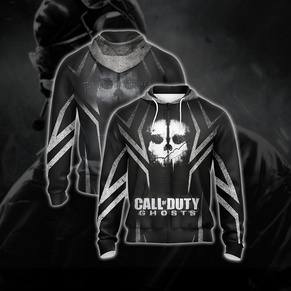 Call of Duty - Ghosts New Version Unisex 3D T-shirt Zip Hoodie