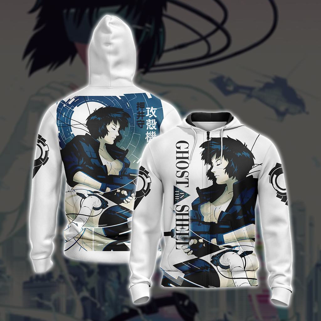 Ghost In The Shell New Style Unisex 3D T-shirt Zip Hoodie