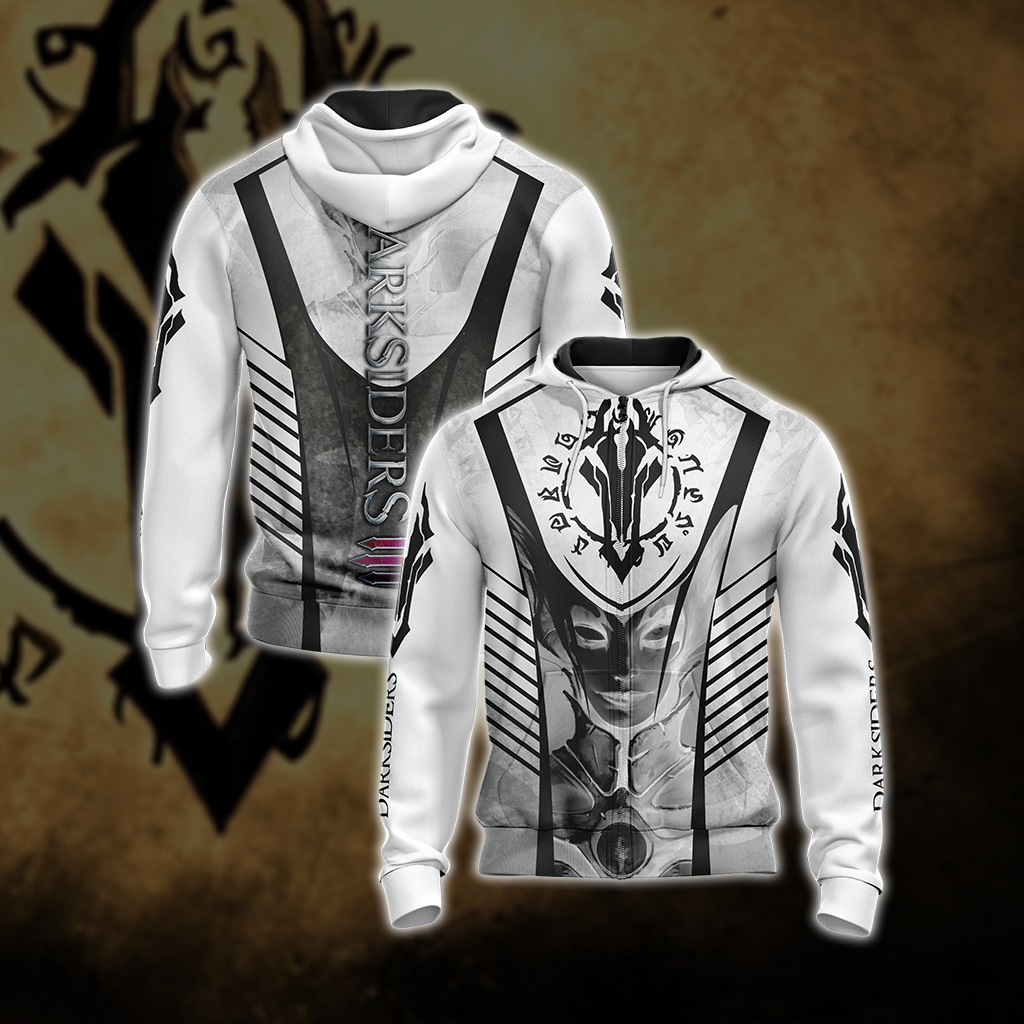 Darksiders Unisex 3D T-shirt Zip Hoodie