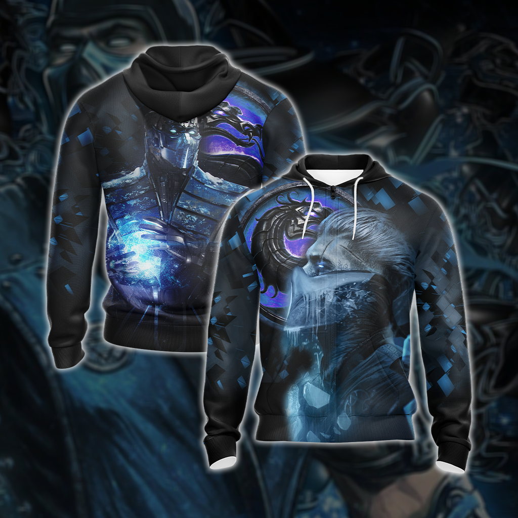 Mortal Kombat Subzero Version 2020 Unisex 3D T-shirt Zip Hoodie