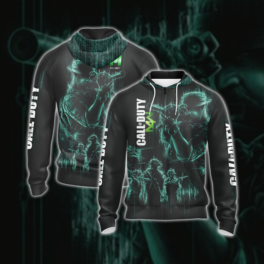 Call Of Duty New Unisex 3D T-shirt Zip Hoodie