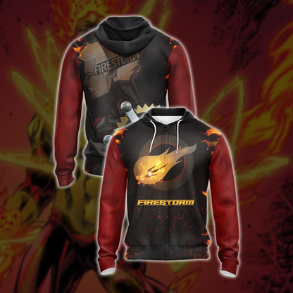 Legends of Tomorrow - Firestorm Unisex 3D T-shirt Zip Hoodie