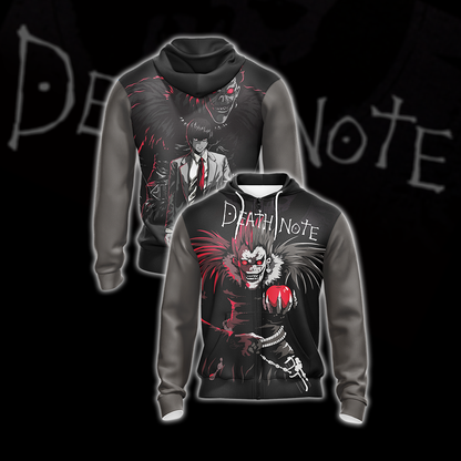 Death Note New Style Unisex 3D T-shirt Zip Hoodie