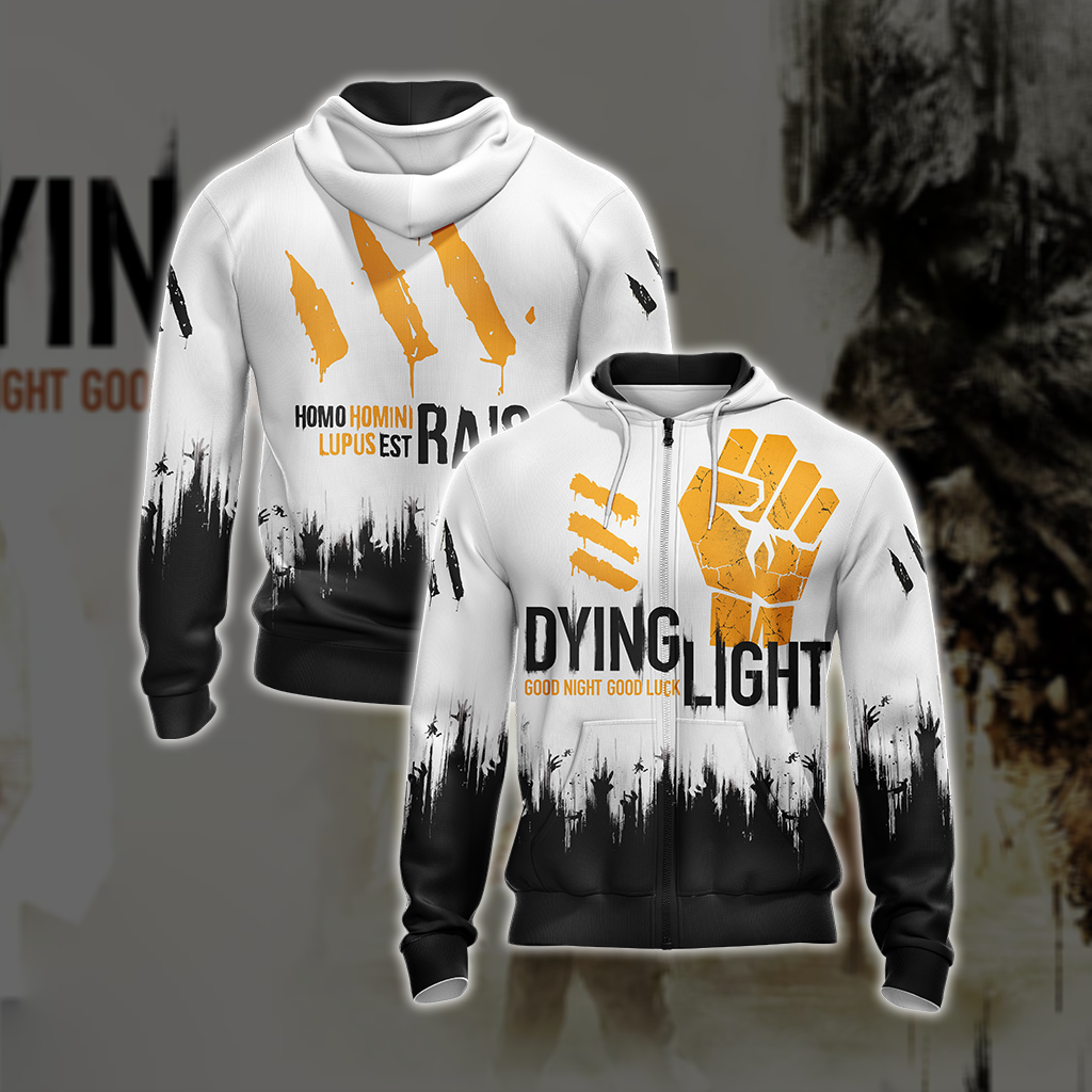 Dying Light - Good Night Good Luck Unisex 3D T-shirt Zip Hoodie
