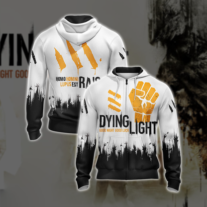 Dying Light - Good Night Good Luck Unisex 3D T-shirt Zip Hoodie