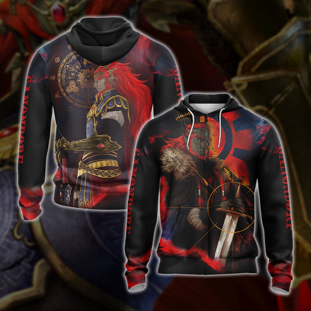 The Legend of Zelda - Ganondorf New Unisex 3D T-shirt Zip Hoodie