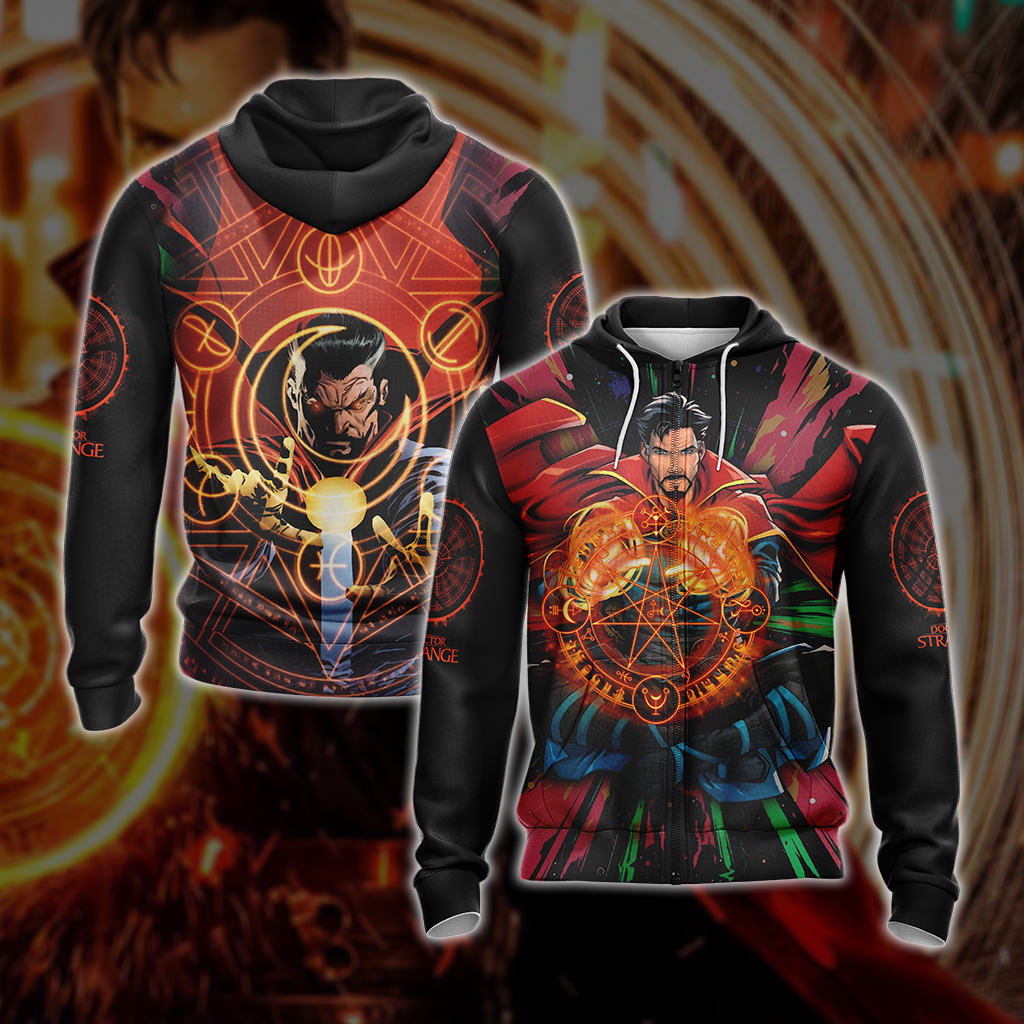 Doctor Strange New Style Unisex 3D T-shirt Zip Hoodie