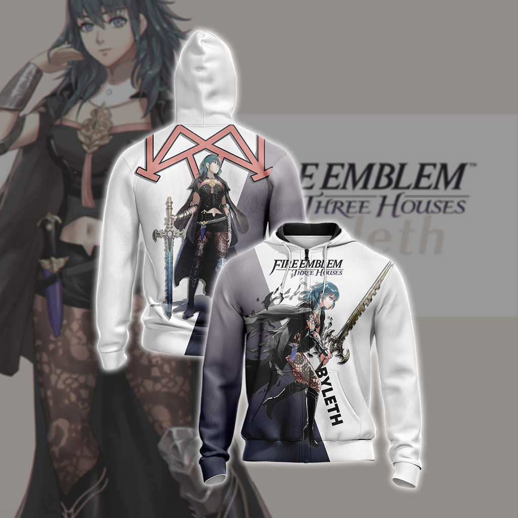 Fire Emblem: Three Houses - Female Byleth Unisex 3D T-shirt Zip Hoodie