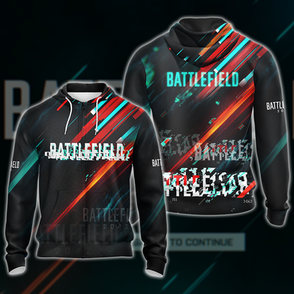 Battlefield 2042 All Over Print T-shirt Tank Top Zip Hoodie Pullover Hoodie Hawaiian Shirt Zip Hoodie