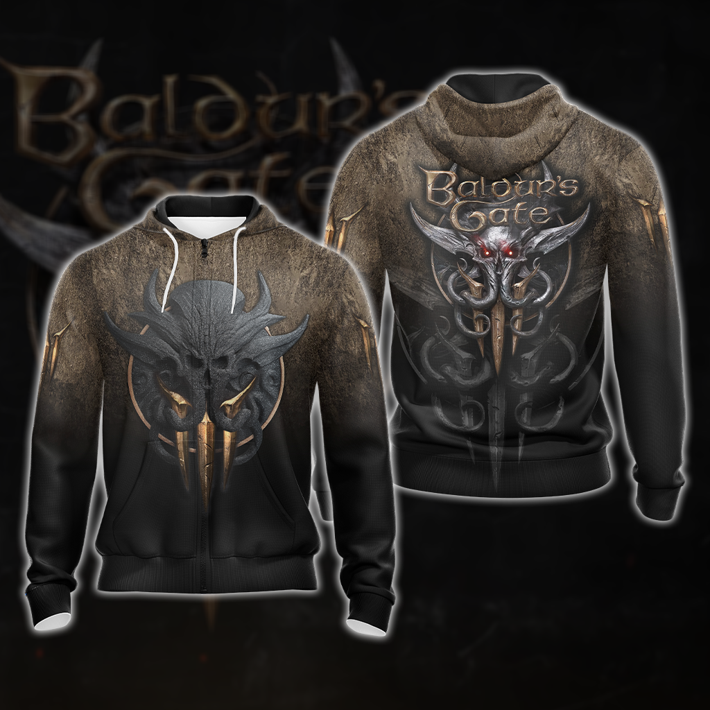 Baldur's Gate 3 Symbol Unisex 3D T-shirt Zip Hoodie Zip Hoodie