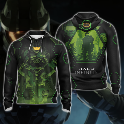 Halo Infinite Unisex 3D T-shirt Zip Hoodie Pullover Hoodie Zip Hoodie
