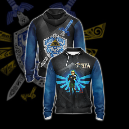 The Legend of Zelda New Collection Unisex 3D T-shirt Zip Hoodie